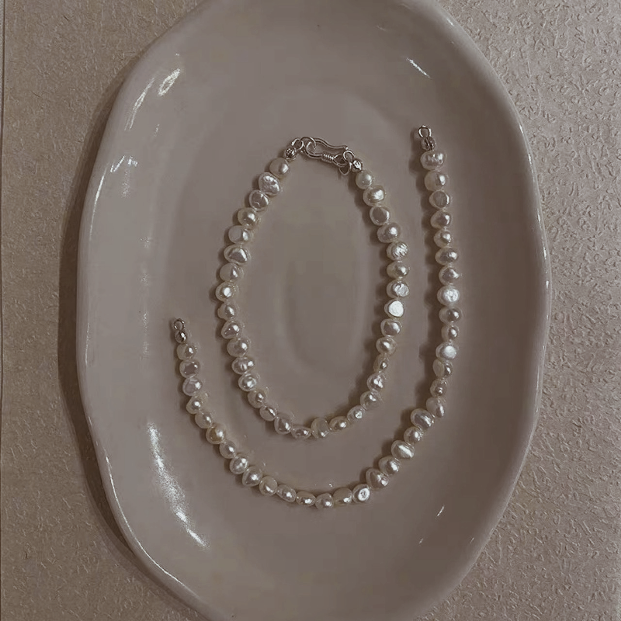 Simple Baroque Pearl Bracelet