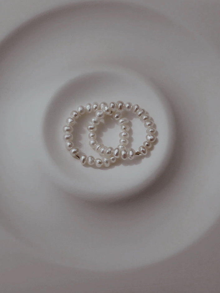 简单珍珠戒指