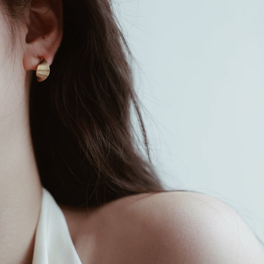 Sculpted Shell Clip-Ons