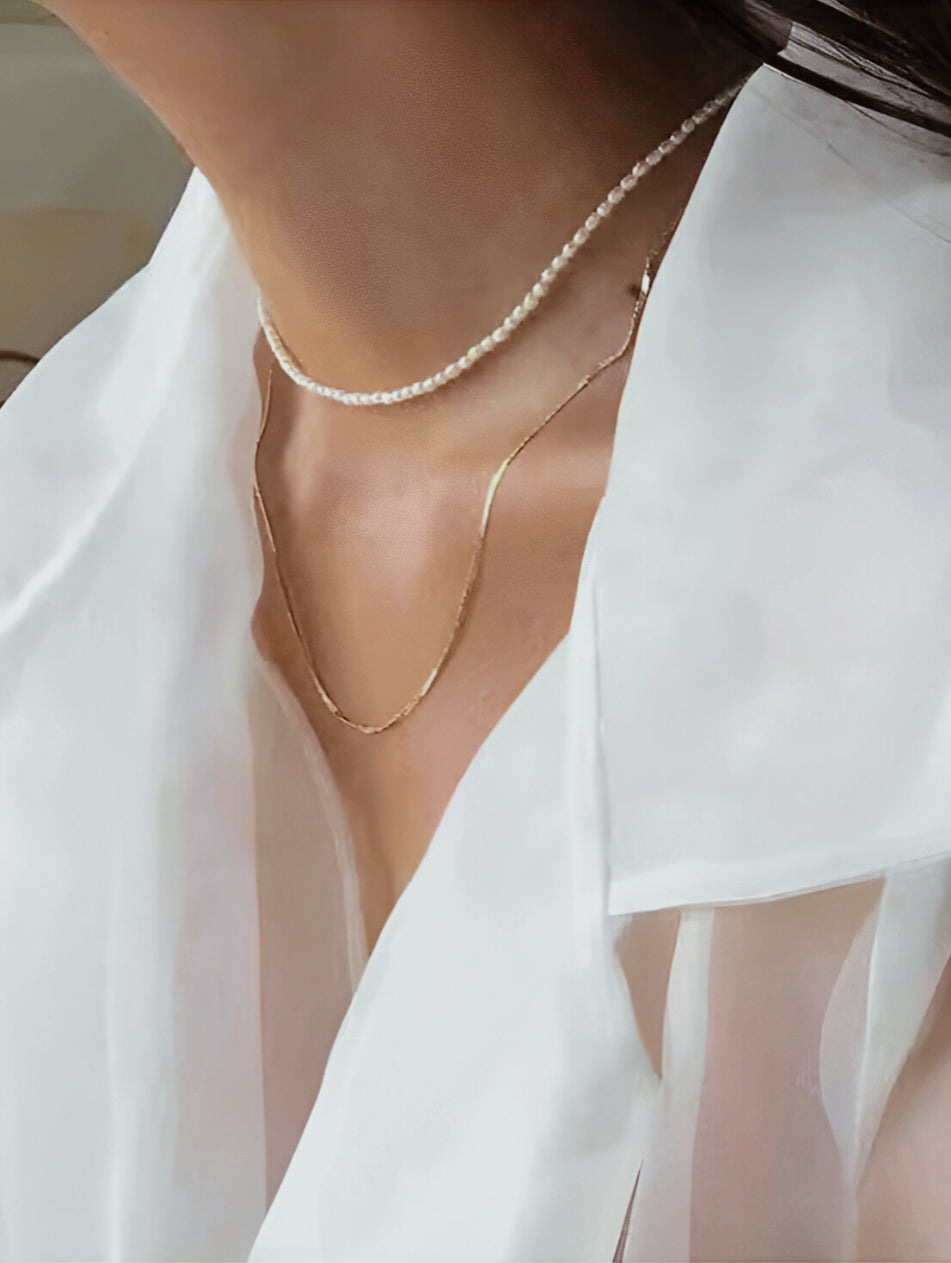 Baroque Pearl Micro-Bead Choker