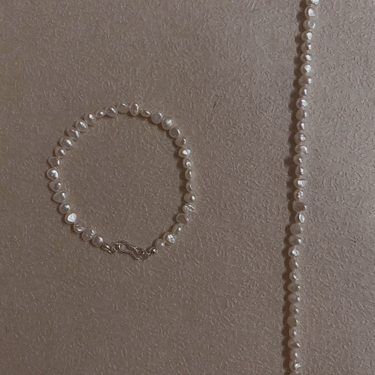 Simple Baroque Pearl Bracelet