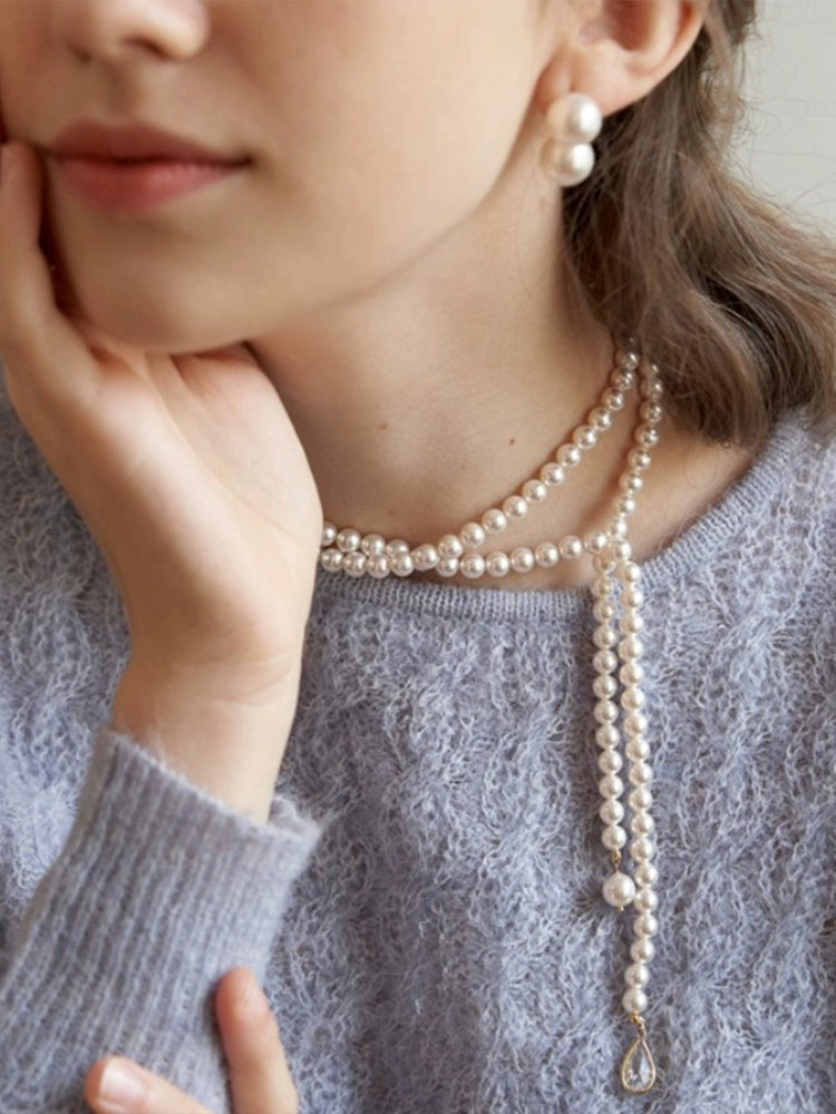 The Pearl Drop Lariat