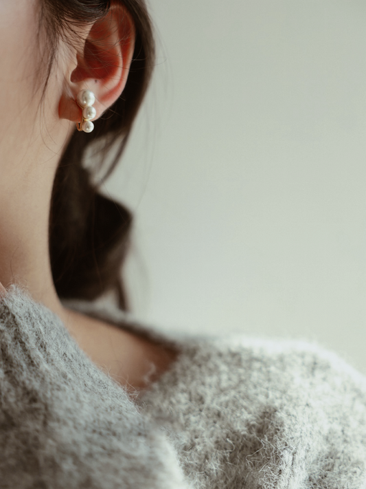 Tria pearl Clip-Ons