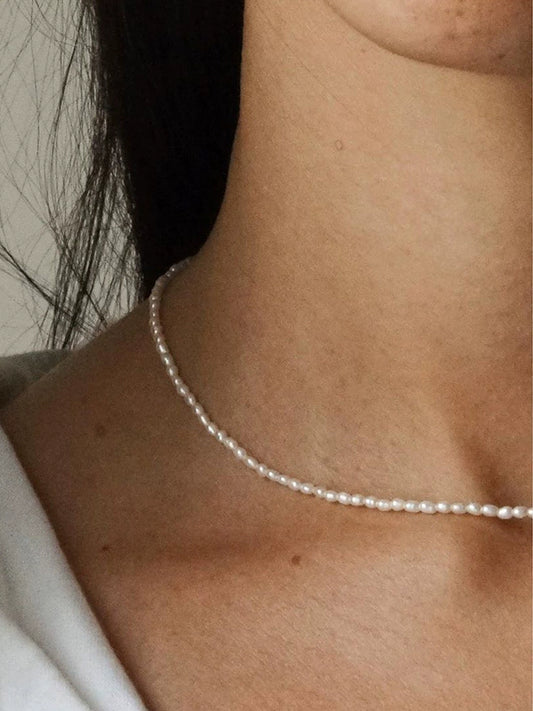 Baroque Pearl Micro-Bead Choker