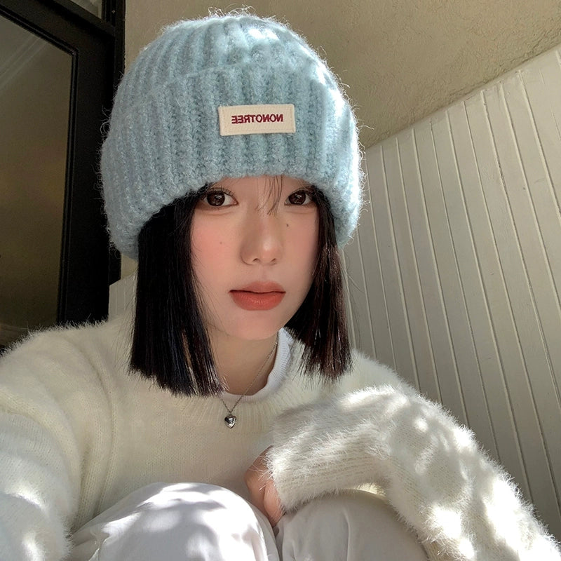 Cuffed Baby Blue Beanie